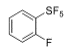 組成図：2-Fluorophenylsulfur pentafluoride