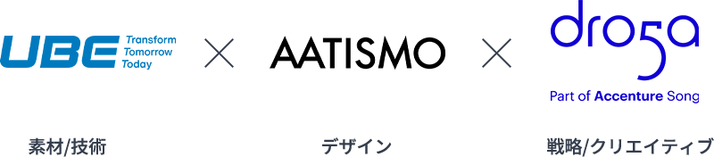 UBE Transform Tomorrow Today 素材/技術 AATISMO デザイン droga5 戦略/クリエイティブ